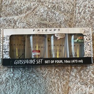 Friends Glassware Set of Four